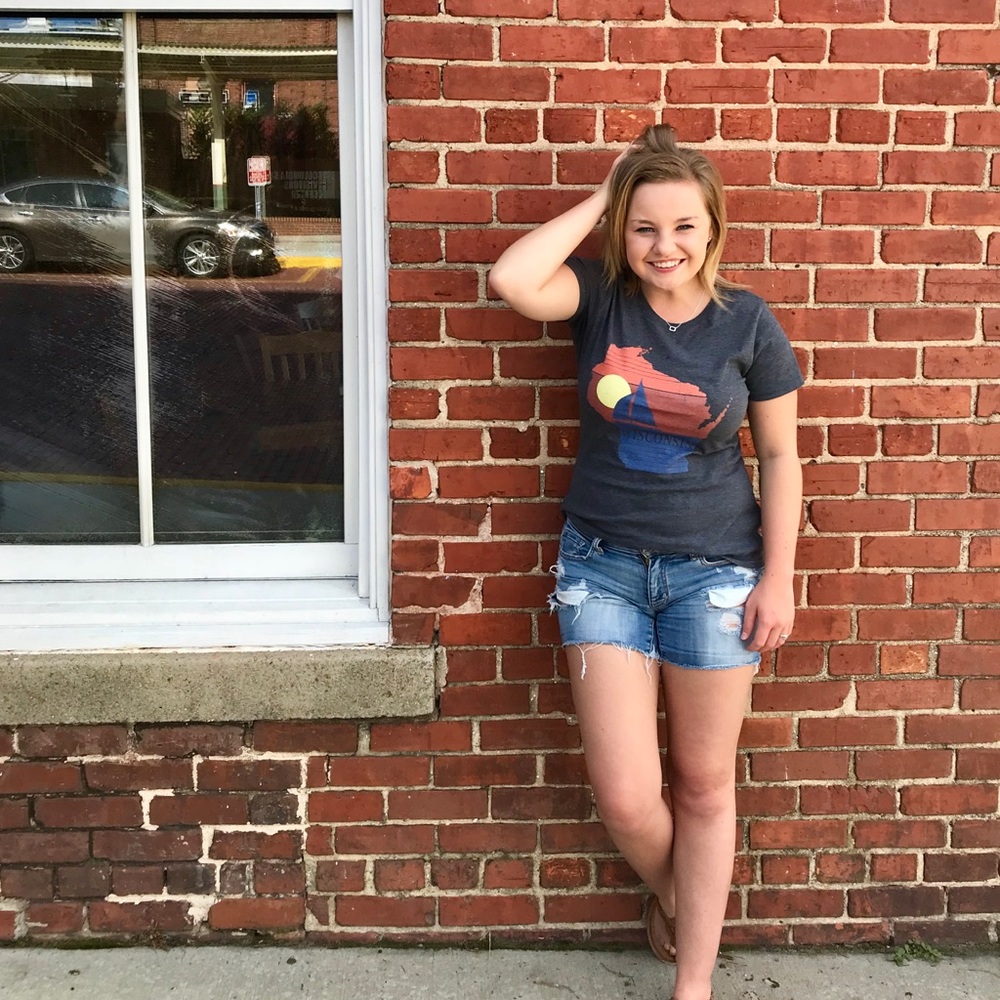 Retro Wisconsin tee